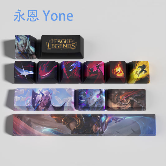 League Of Legends Yone Keycaps (12 TUŞ)