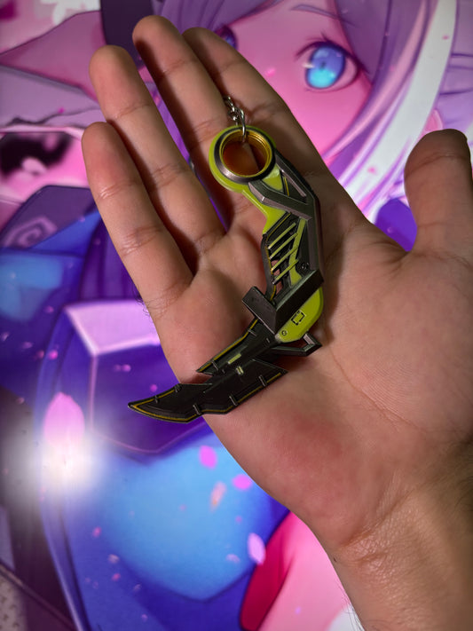 Valorant RGX Karambit (YEŞİL) Metal Mini Figür (ANAHTARLIK)