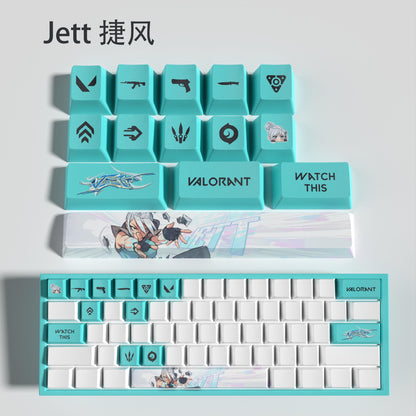 Valorant Jett Keycaps (14 TUŞ)