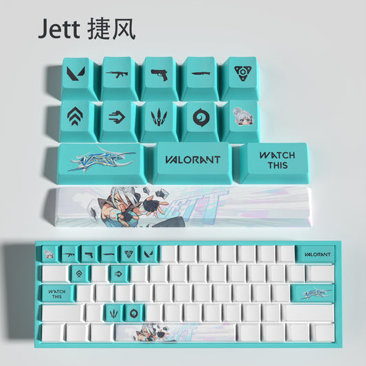 Valorant Jett Keycaps (14 TUŞ)