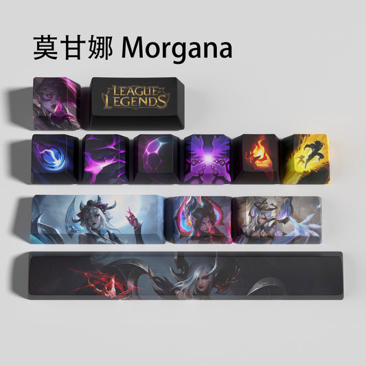 League Of Legends Morgana Keycaps (12 TUŞ)